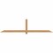Ekena Millwork Eugene Smooth Timber Gable Bracket, Western Red Cedar, 96"W x 24"H x 3 1/2"D x 3 1/2"F, 6/12 Pitch GBW096X24X0404EUG00SWR - alternate 1